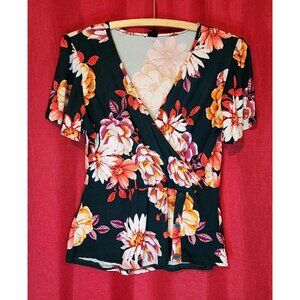 This & More Young Contemporary Women's Blouse Pullover Floral Size Large
